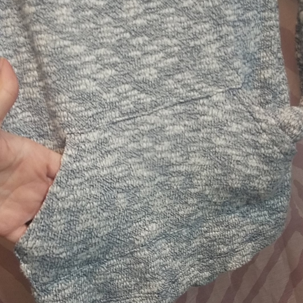 Old Navy knit sweater navy blue/white szL 10/12 - Picture 3 of 3